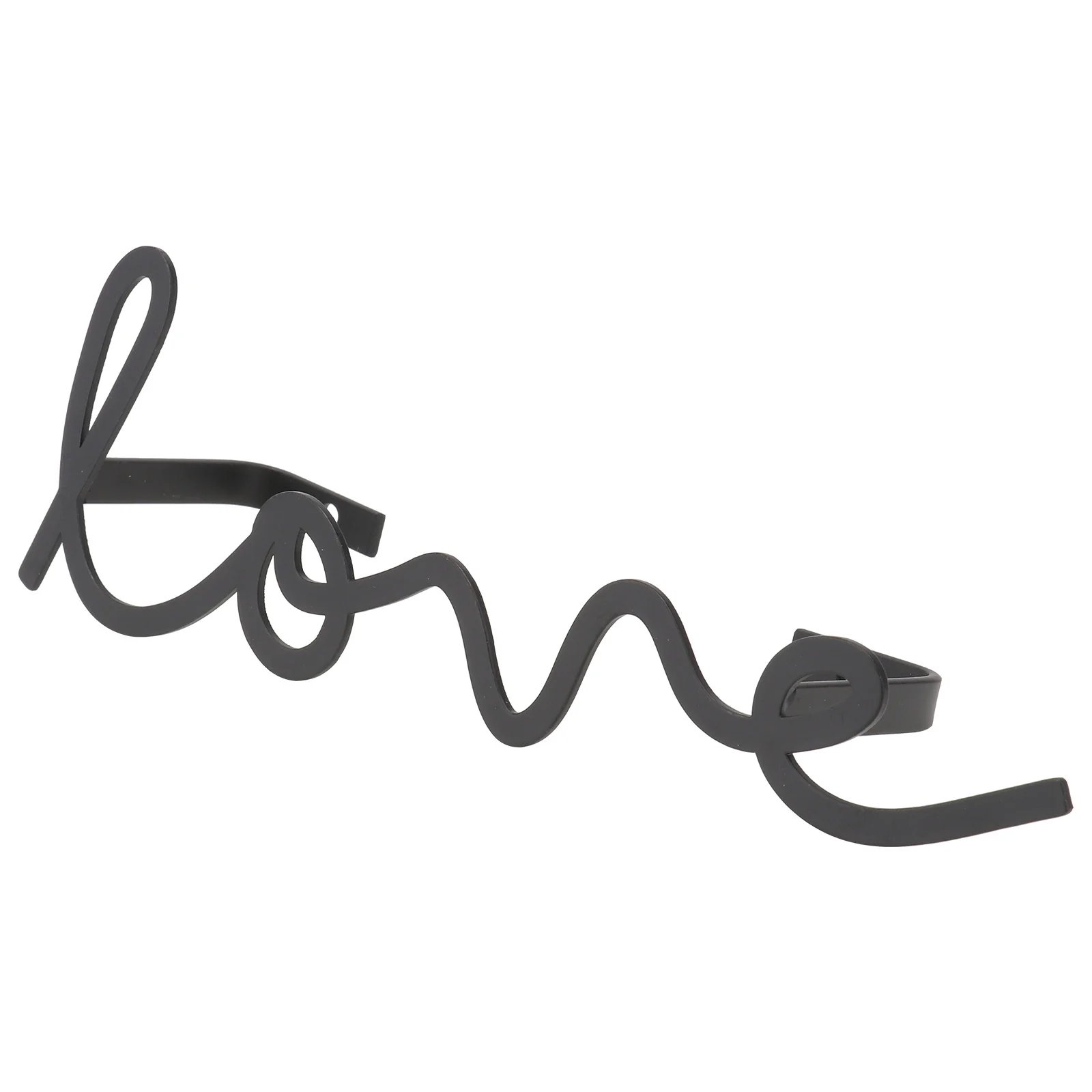 

1Pcs Home Decoration Wall Art Pendant Easy Maintenance Iron Art Sculpture for Various Rooms Wall Word Sculpture