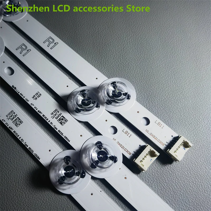 LED backlight for 47”V14 sDRT REV0.8 6 R1-Type 6920L-0504A-R1 47"V14 sDRT REV0.8 6 L1Type 6920L-0505A-L1 light bar 100% new