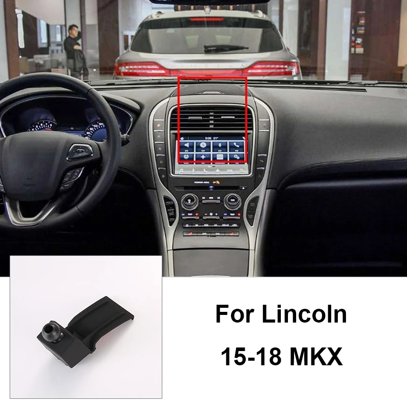 For Lincoln MKX MKC MKZ Nautilus Corsair Continental Aviator 2015-2022 Car Dedicated Phone Holder Bracket Mount Special Base