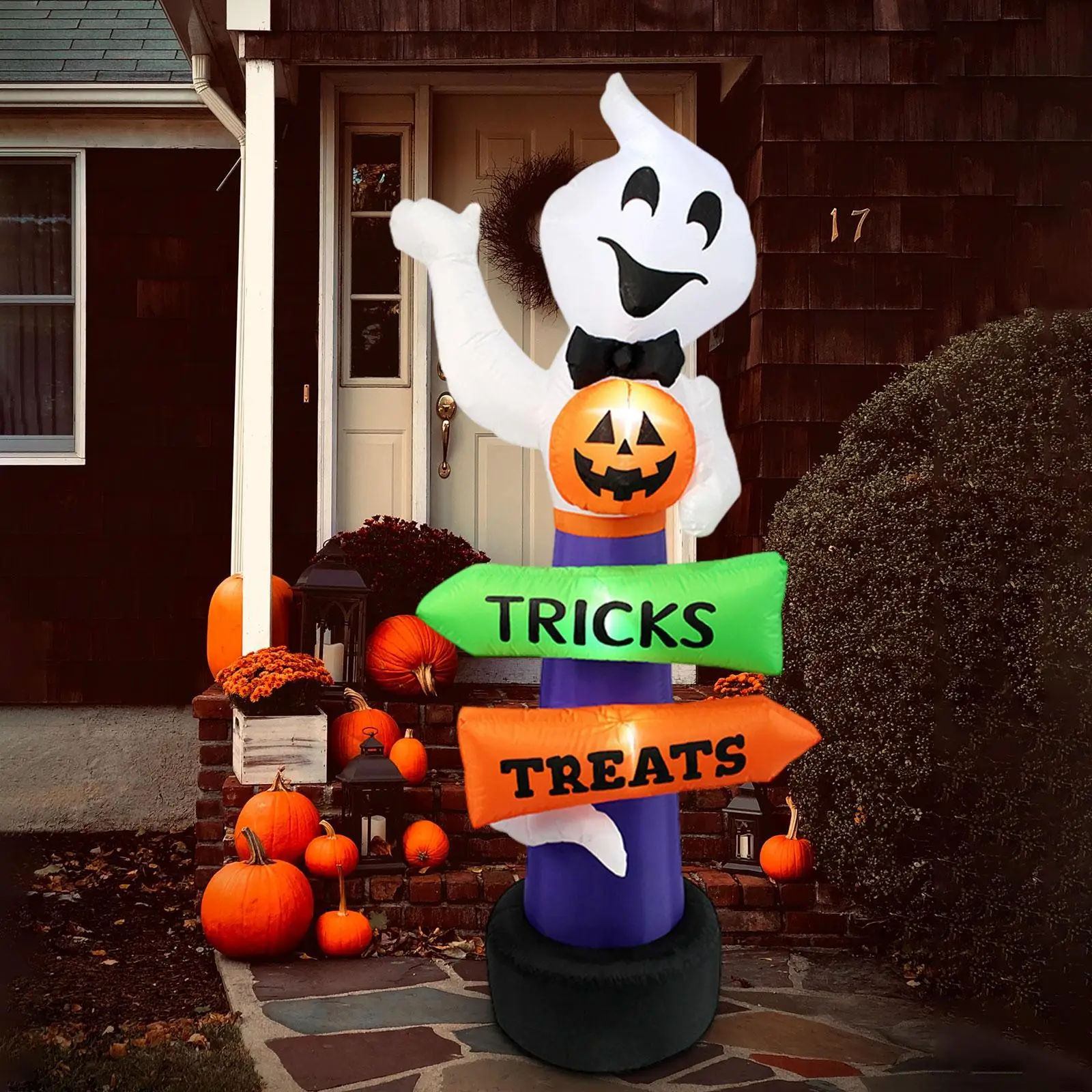 

Halloween Inflatable Decoration Lighted Inflatable Ornament for Lawn