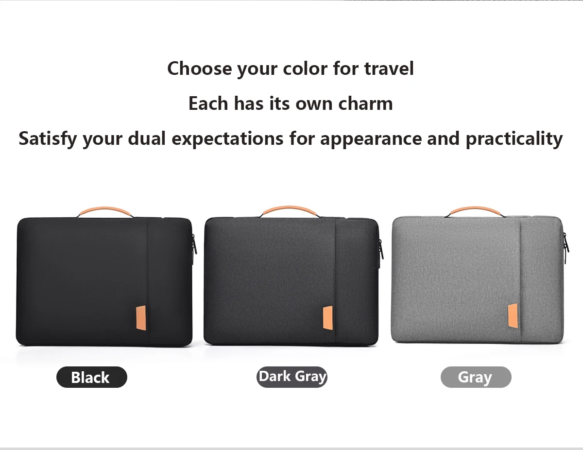 Laptop Sleeve Case Notebook 13 14 15.6 17.3 Inch Laptop Bag For Macbook Air Pro Acer Xiaomi Huawei Lenovo HP Computer Briefcase