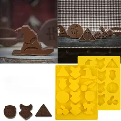 Harries Potters Silicone Mold DIY Chocolate Cake Model Anime Figure Creative Styling Baking Supplies Make Home Kitchen Supplies