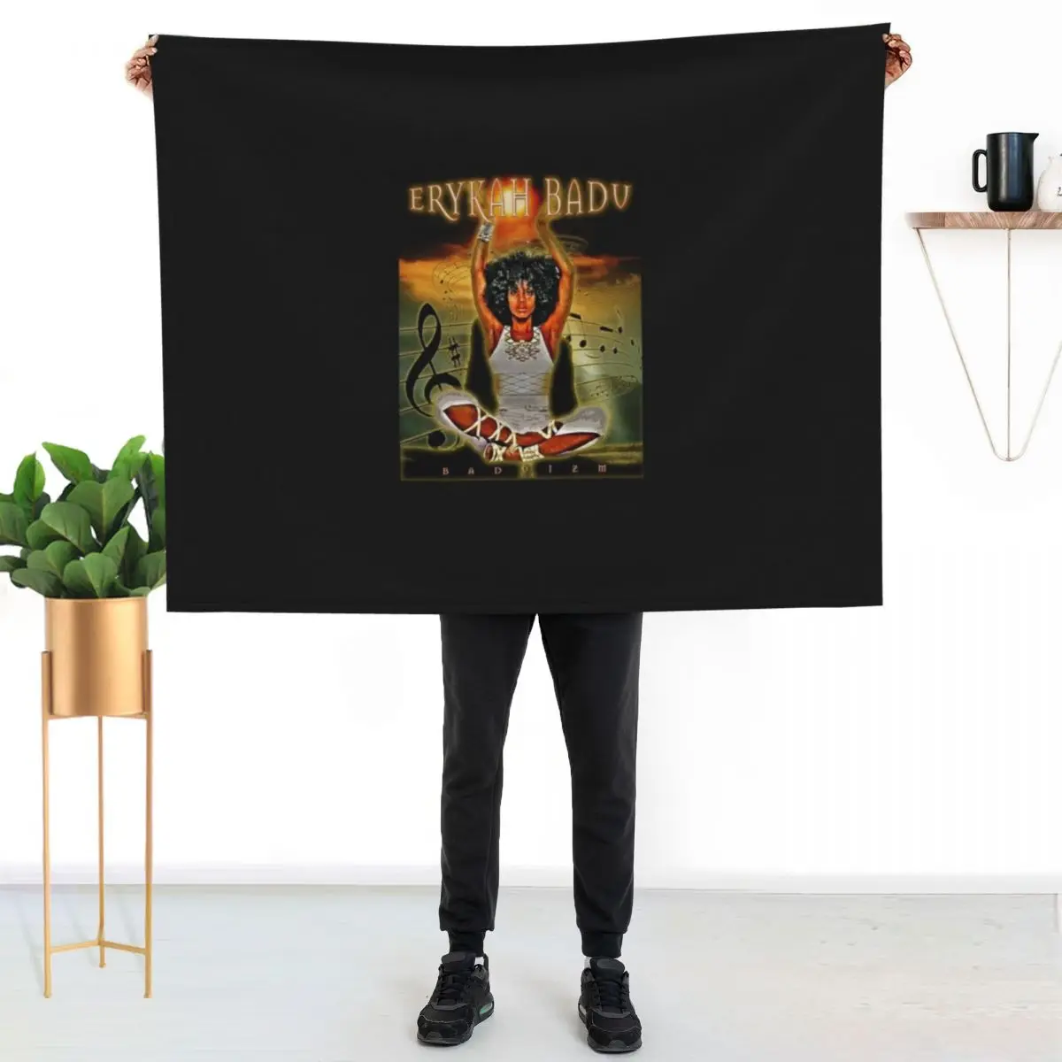 

Erykah Badu Baduizm Throw Blanket Soft Warm Blanket Gift for Men Women Adults