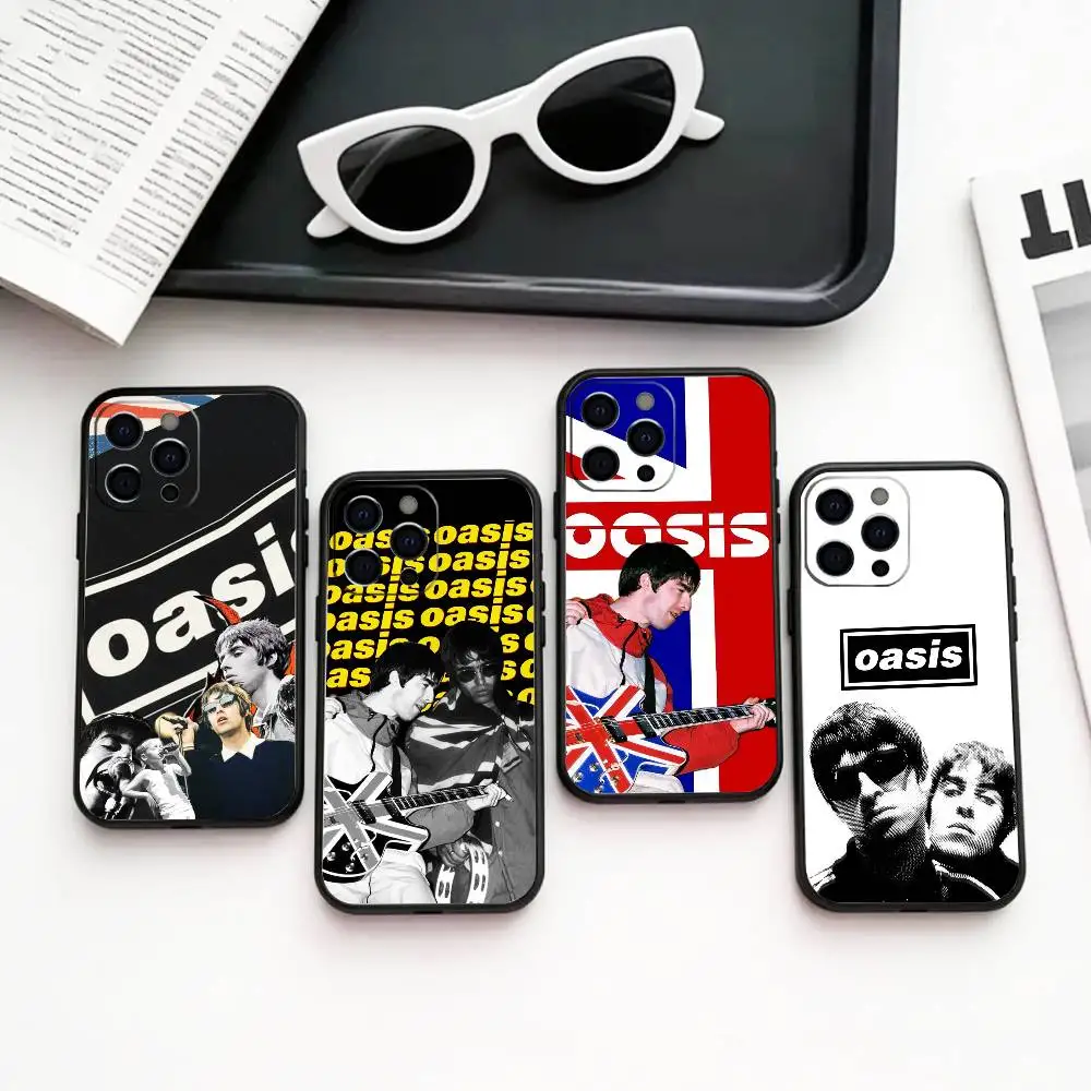 

Rock band O-Oasis Phone Case Silicone Soft For IPhone 17 16 15 14 13 12 11 X XR Plus Pro Max Plus