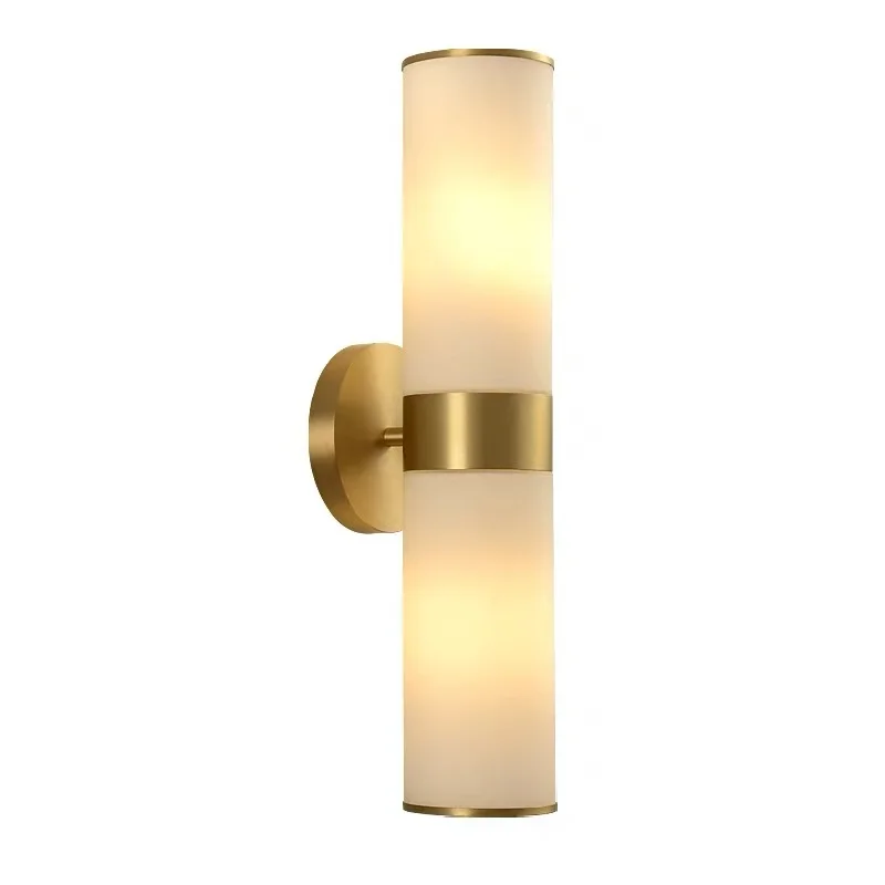

Modern Spanish Natural Marble Copper Light Emitting Diode Wall Lamps Living Room Bedroom home office Bathroom Luxury Simple