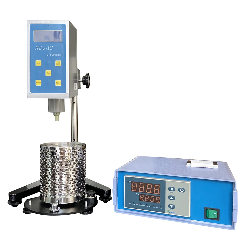 

2020 high temperature digital viscometer price rotational Digital manual viscometer of resin lab