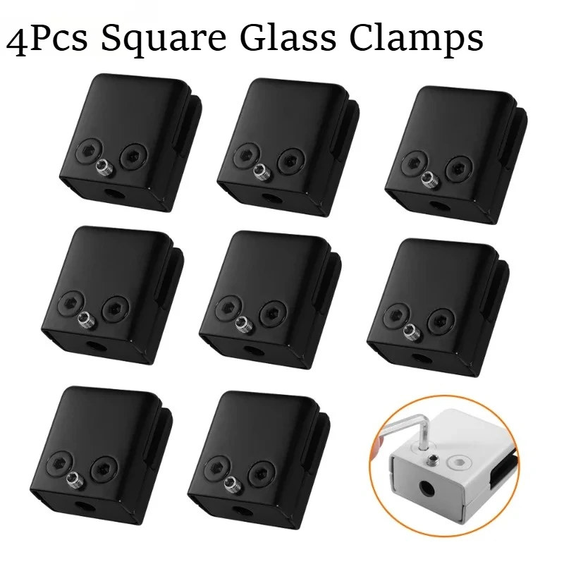 

Glass guardrail fixing clip stainless steel handrail railing fish mouth clip bathroom layer board fixing bracket 8-10MM