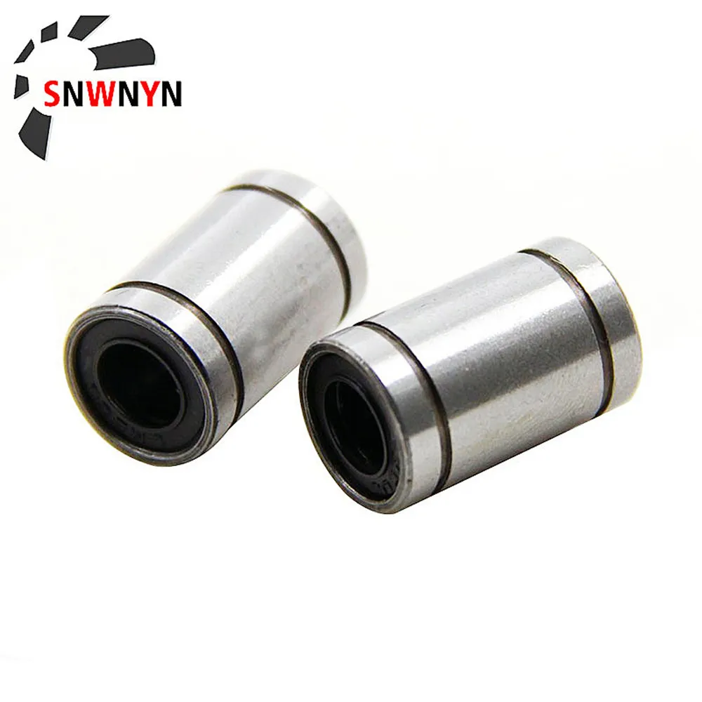 1/10PCS LM8UU LM10UU LM16UU LM12UU Linear Bearing Linear Bushing 8mm Rods Linear Rail Linear Shaft Parts DIY CNC 3D Printer