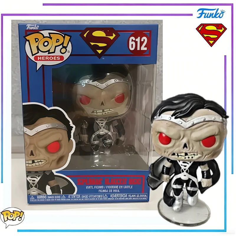 

Оригинальная фигурка Funko Pop SUPERMAN BLACKEST NIGHT # Коллекционная виниловая фигурка аниме-персонажа 162: модель-игрушка, подарок