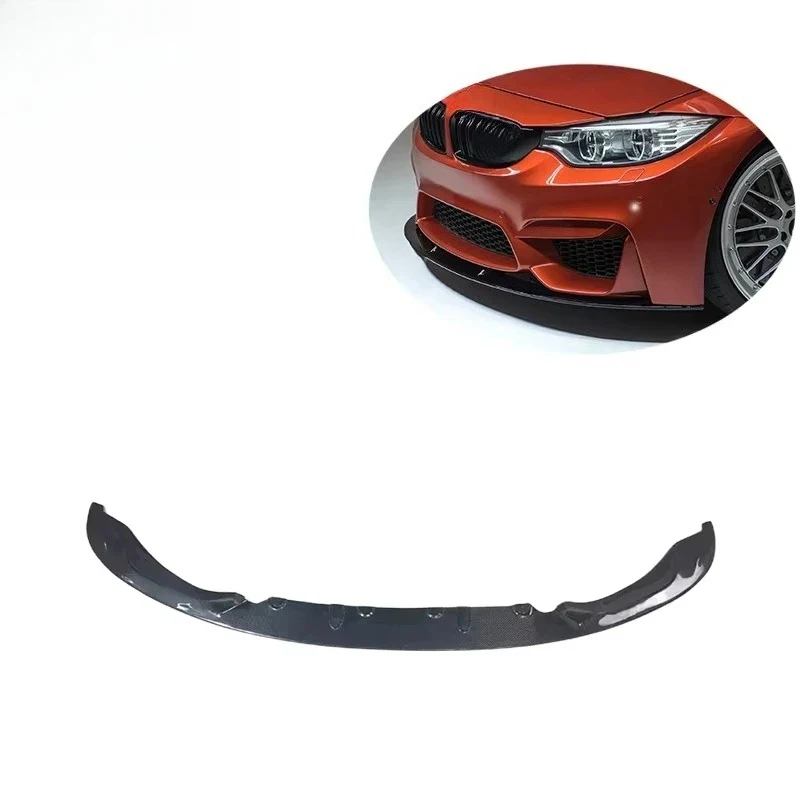 Großhandel Carbon-Frontspoilerlippe Passend für 2015-2019 F80 M3 F82 M4 Auto Aero Mod Teile