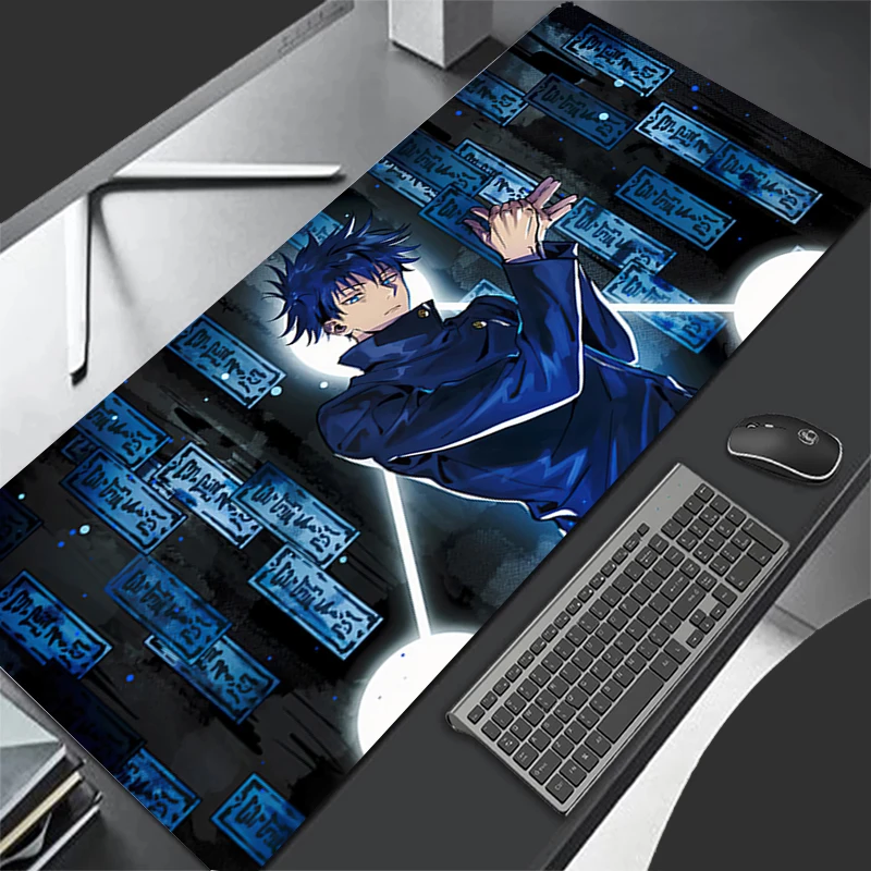 

Mouse Pad jujutsu Kaisen Fushiguro Megumi Gamers Large Computer Extended Game Mousepad Desk Mat Keyboard Rubber Durable Carpet