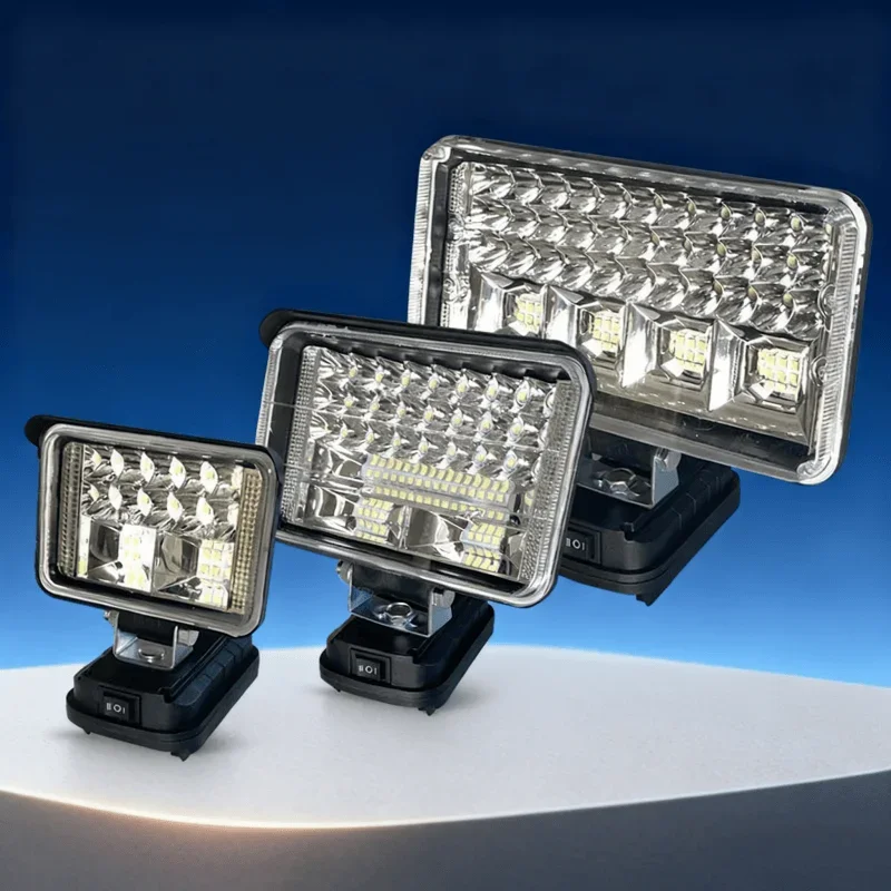 

Cordless LED Work Light Portable Handheld Spotlight for Outdoor Fishing Car Repair Electric Tool Lithium Battery Emergency Light