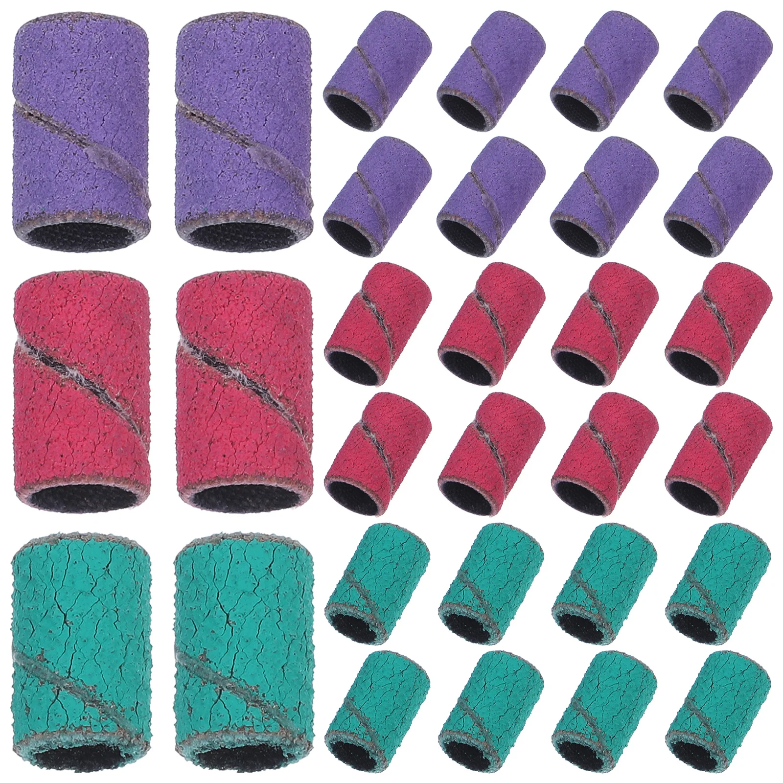3 boîtes de bandes abrasives pour perceuse à ongles, grain fin, Durable, haute dureté pour le polissage, lissage, accessoires de manucure pour ongles
