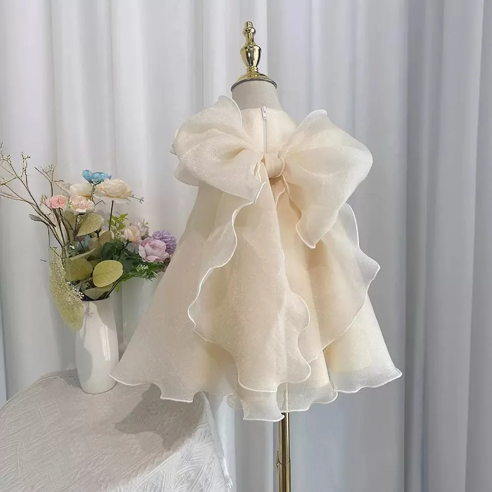 New Children's Princess Evening Gown Piano Performance Wedding Birthday Party Flower Girl Dresses A4654 Bridesmaid Dresses