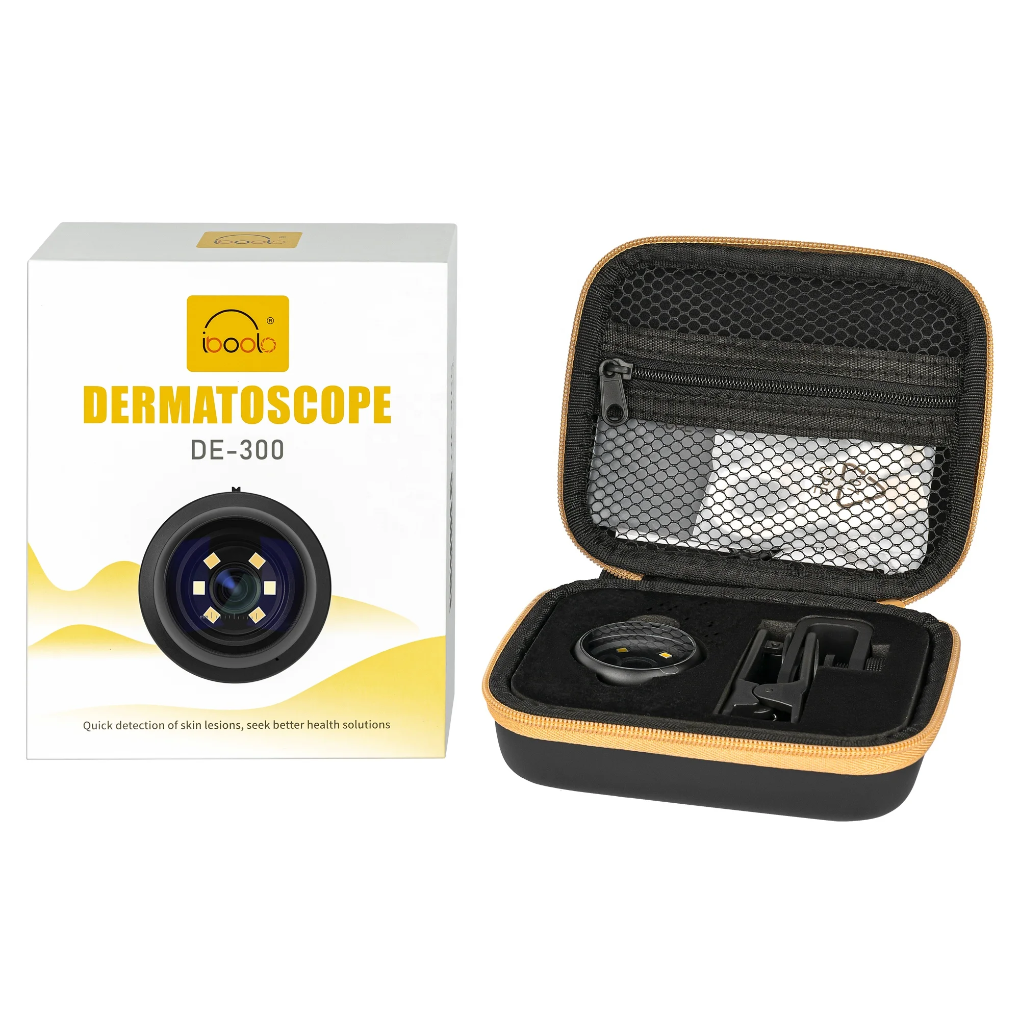 IBOOLO Universal Smartphone Dermatoscope DE-400 Dermascope Dermocopy