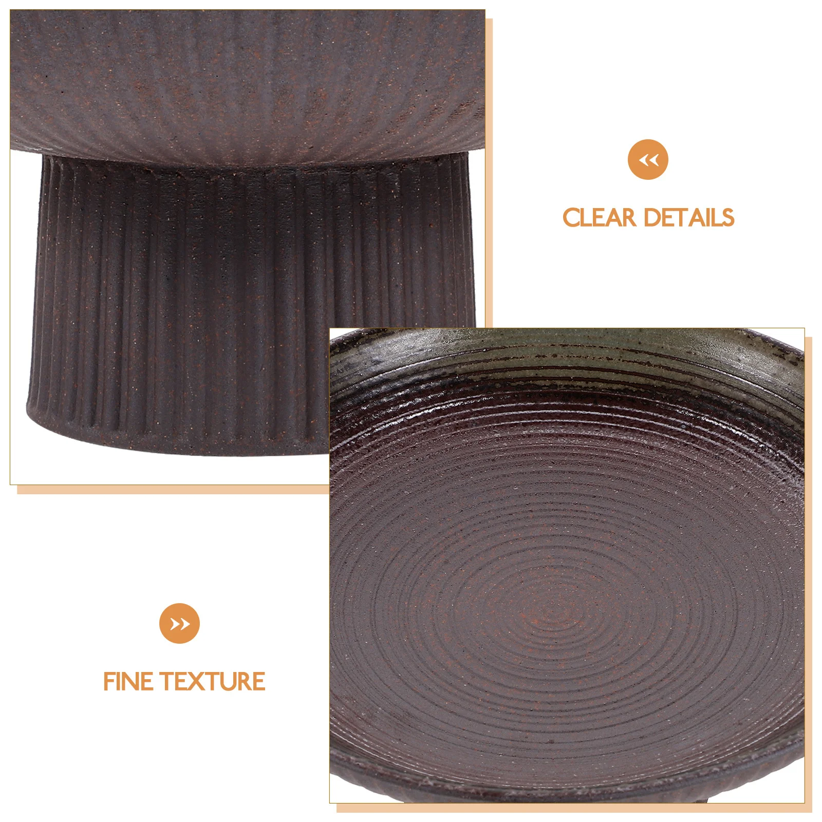 

Ceramic Fruit Tray Footed Snack Dish for Dessert Cake Candy Storage Elegant Serving Plate for Parties Weddings Banquets Home