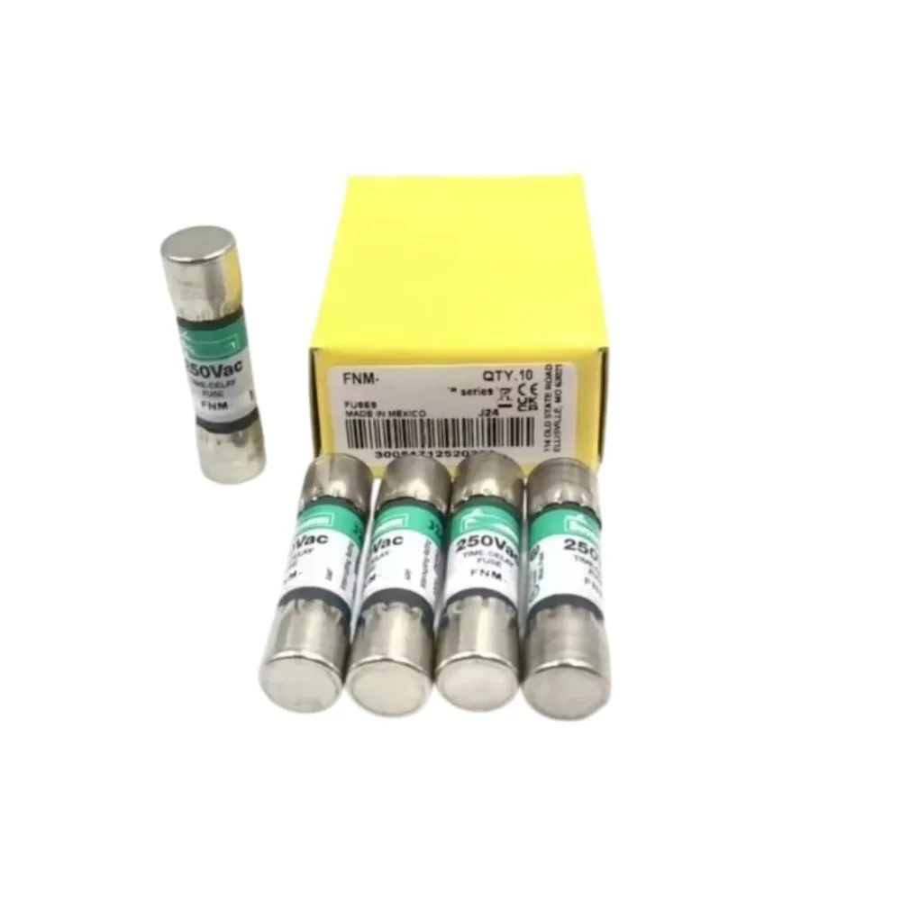 FNM-3 Time Delay Cartridge Fuse 3A 250VAC Circuit Protection 【10-Pack】 OEM
