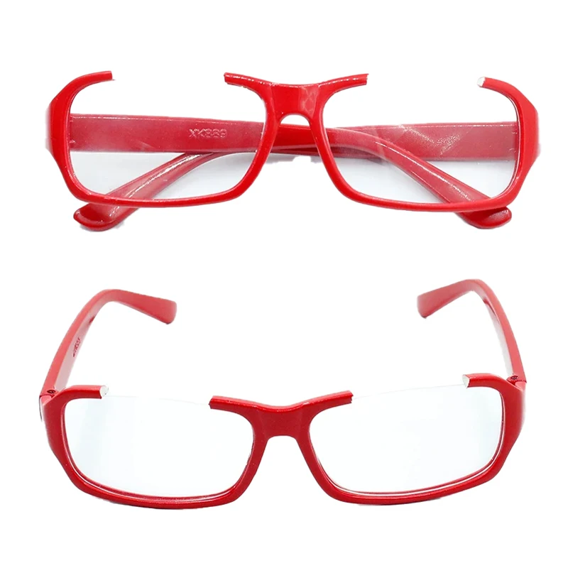 Anime Character Madoka Cosplay Red Half-Rim Glasses Kamishiro Rize Role Playing Accessories Props Hand-making Eyeglass Gifts