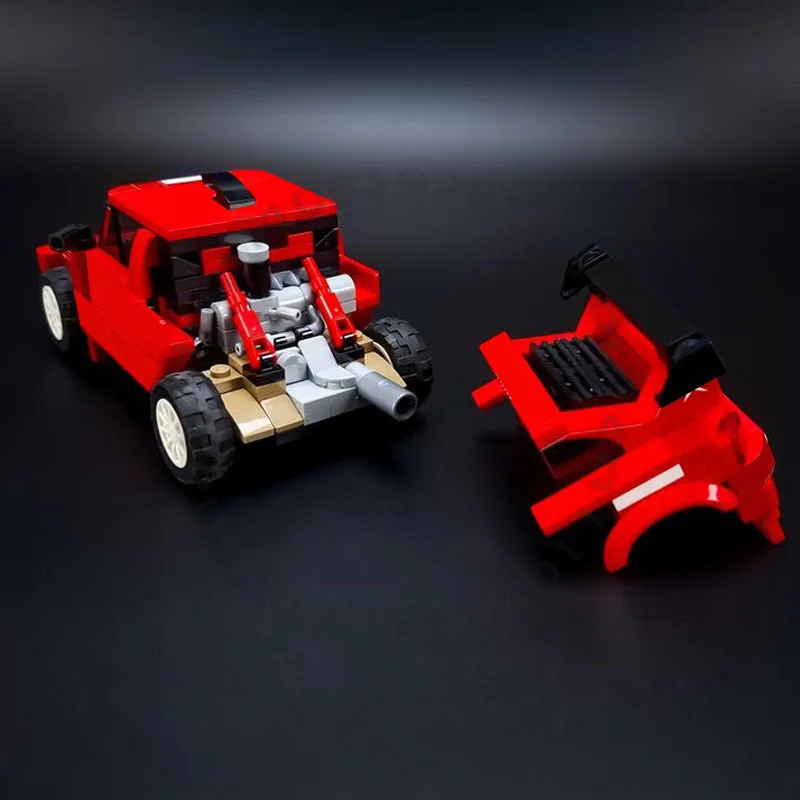 401 PCS Speed King ZX Rallye raid Evo 4 1994 MOC Customize Modular Building Block Educational Popular DIY Toy Christmas Gift