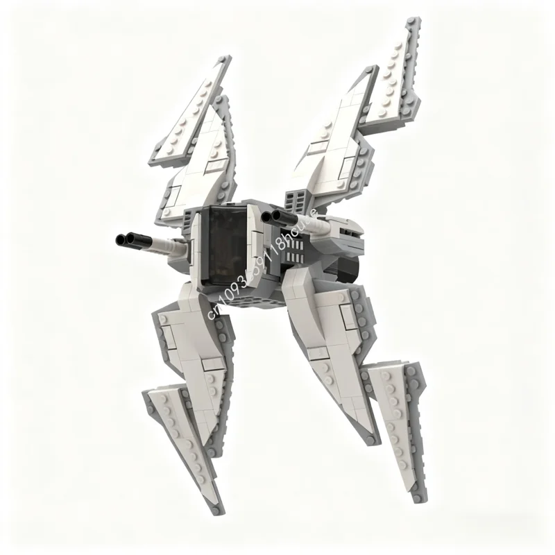 493 Uds. MOC Virago StarViperclass starfighter Star Battle modelo bloques de construcción idea Modular juguetes creativos DIY regalos de navidad