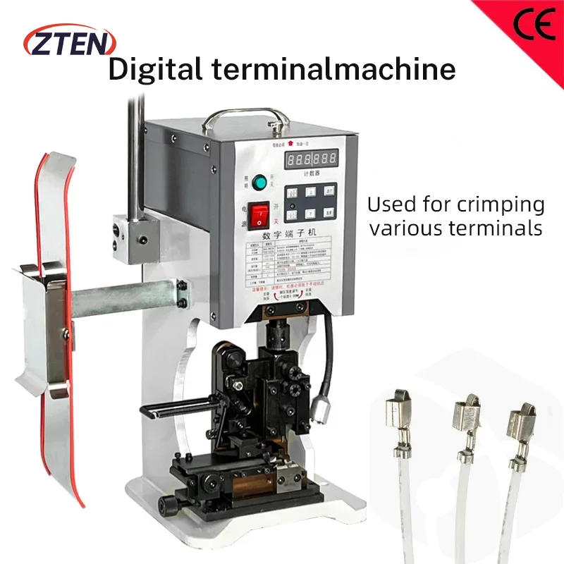 

2T Digital Terminal Crimping ﻿Machine Automatic OPT Mold Applicator Pressing and Crimping Hydraulic Strip Machine