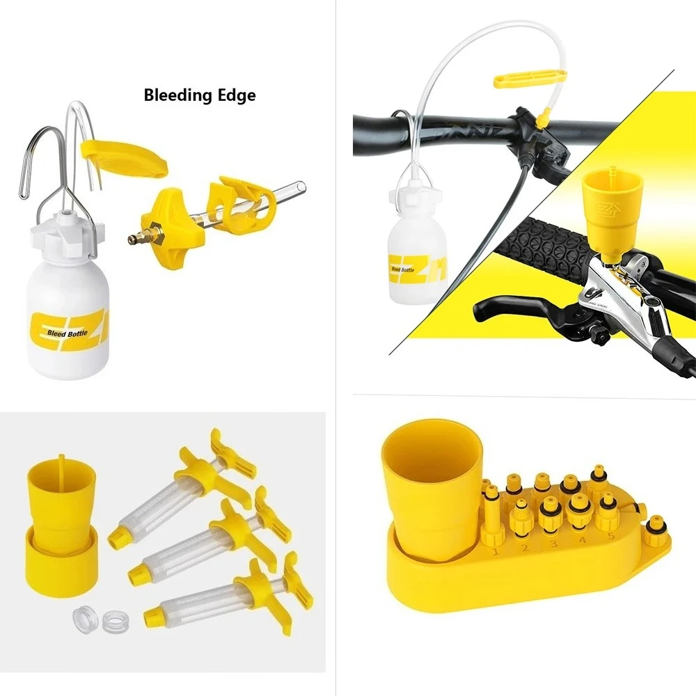 

Комплект для сдувания гидравлического дискового тормоза велосипеда, инструмент для ремонта велосипедных тормозов