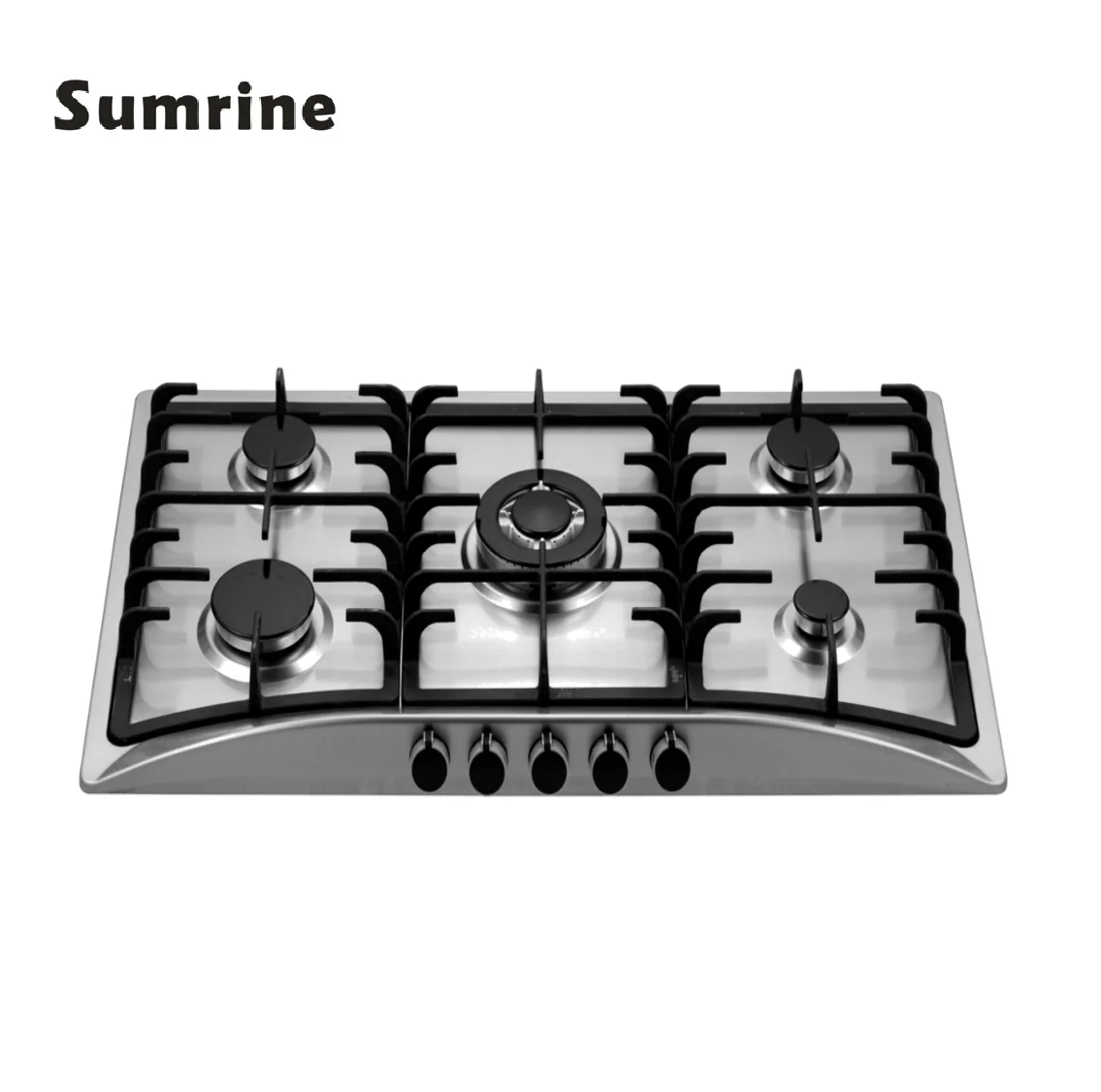 High Quality 5-Burner Commercial Gas Hob Built-in Kitchen Gas Cooker Electric for Outdoor Household Use Limited Time Promotion