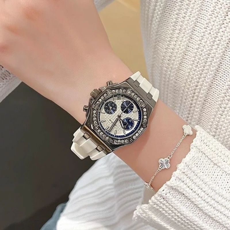 Fashion Korean Style Women's Quartz Wristwatches Luxury Versatile High-value Watch Hand Clock 2000s Aesthetic שעון יד לנשים Y2k