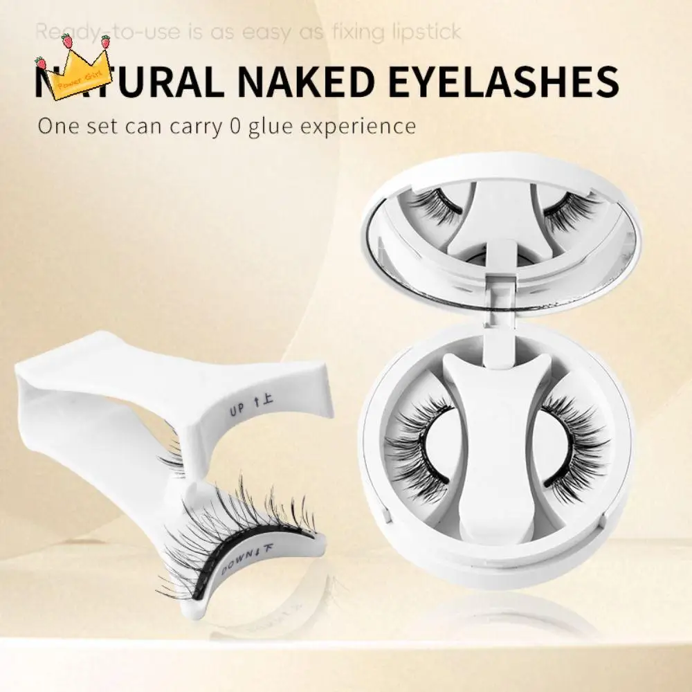 

With Applicator Magnetic Lashes Set No Glue Needed Integrated Storage Box False Eyelashes Kit Comfortable Reusable