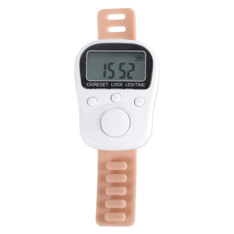 Hand Tally Counter 6 Digit Finger Counter Clickers Rechargeable Lap Counter Handheld Number Clicks Counter