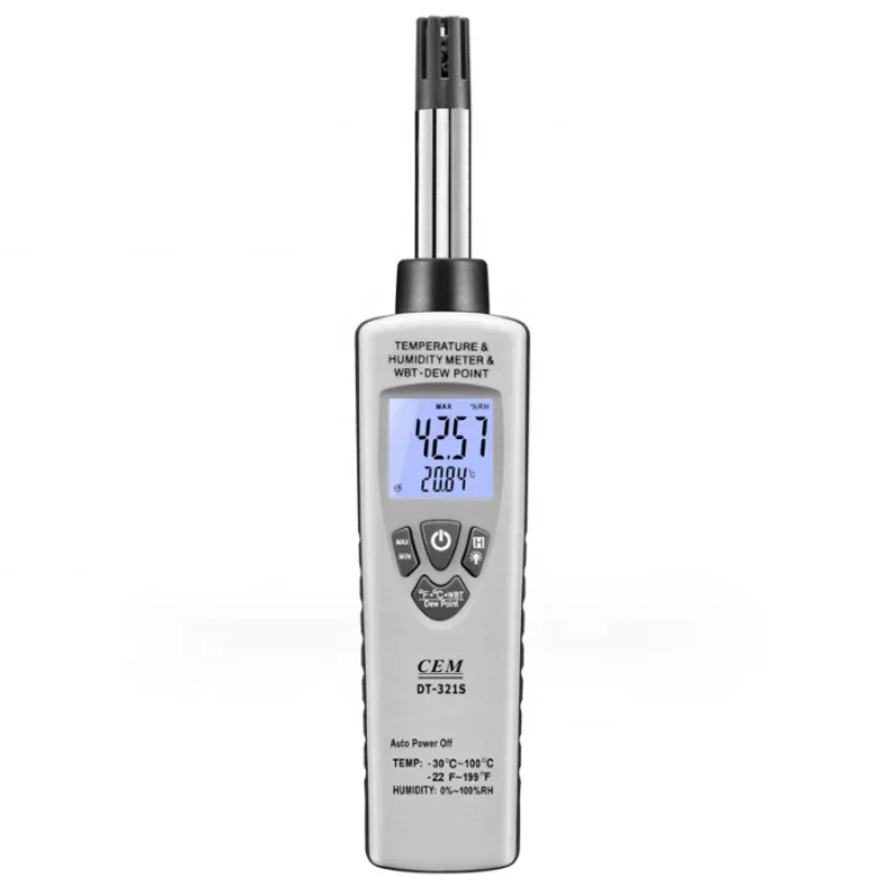 DT-321S Temperature Humidity Meter Thermometer Hygrometer with Dew Point Wet-bulb