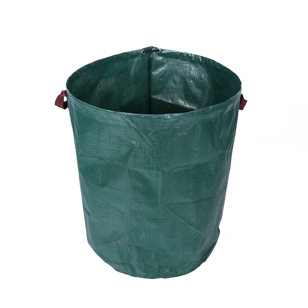 4PCS Garden Leaves Bag 270L Portable Large Garden Woven Bag Waste Refuse Rubbish Grass Recycling DE