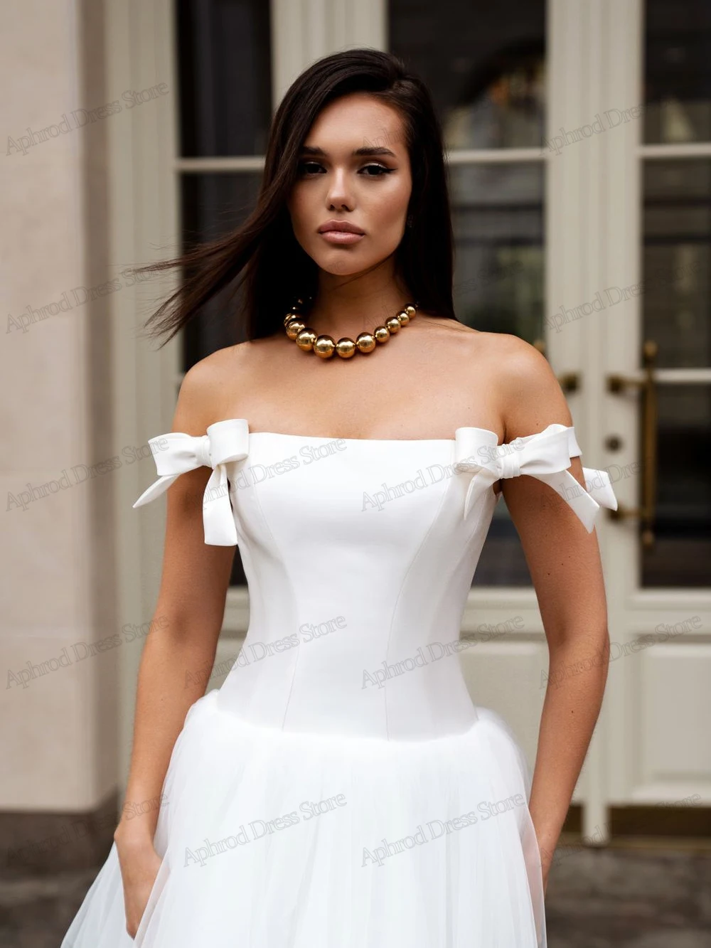 فساتين زفاف عصرية زي العرائس رشيقة بسيطة تول طبقات رداء للحفلات الرسمية الكلاسيكية Vestidos De Novia مخصص 2025