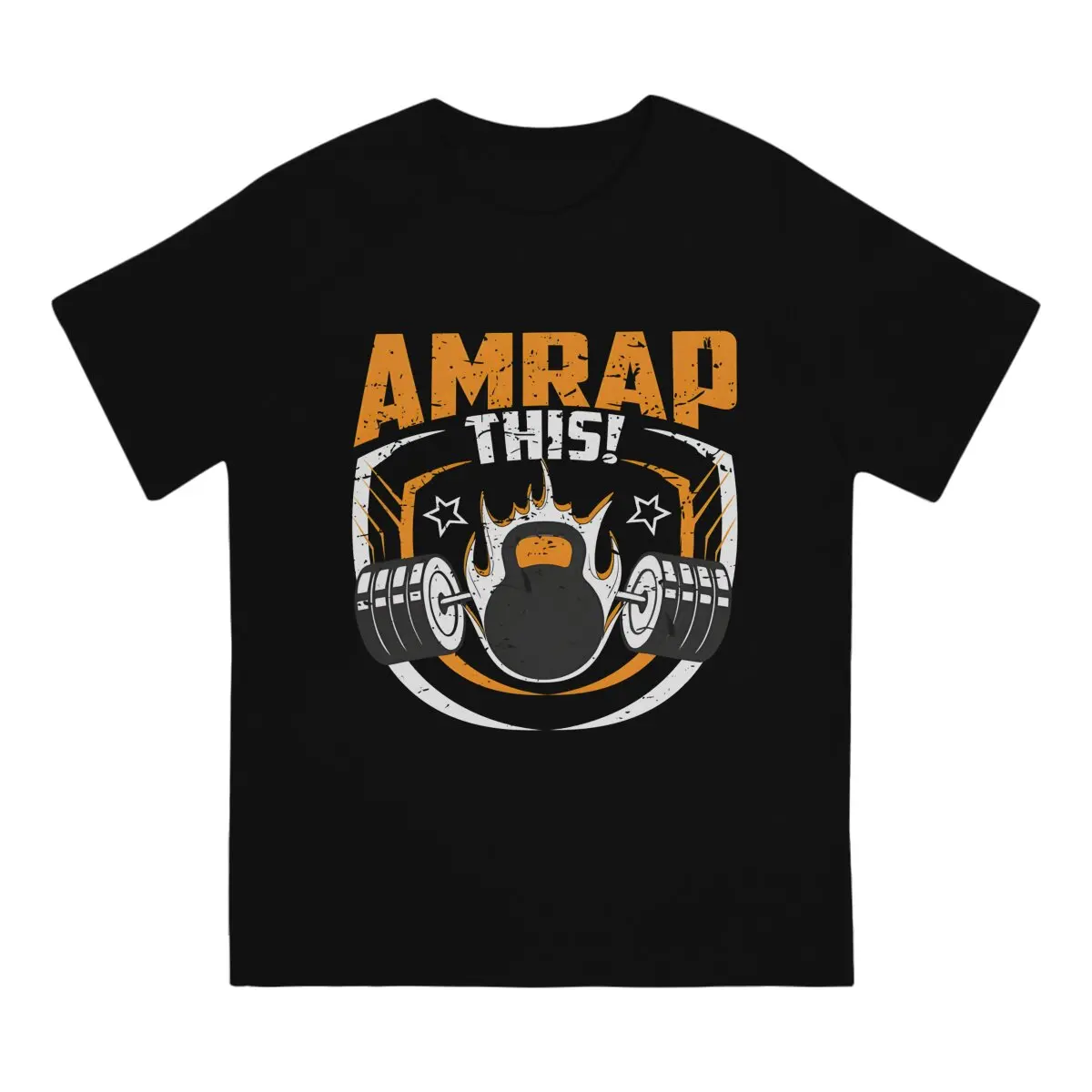 Men's T-Shirts AMRAP This_ Leisure Tees Short Sleeve Crossfit T Shirts Crewneck Clothing Gift Idea