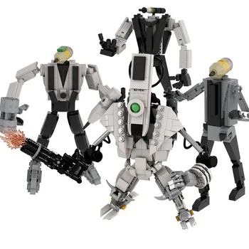 Seria ołówków Latający spodek Skibidi Toaleta Klocki budowlane Kamerzysta Titan Klocki DIY Figurka Model Zabawka Do Montażu Prezent