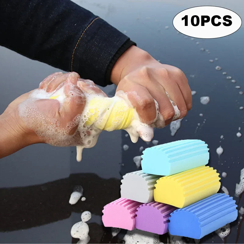 Multifunctional Sponge Cleaning Block Car Accessories Cleanse Maintain Supplies Wet Dry Dual Use PVA Car Wash Sponges Hot Sell