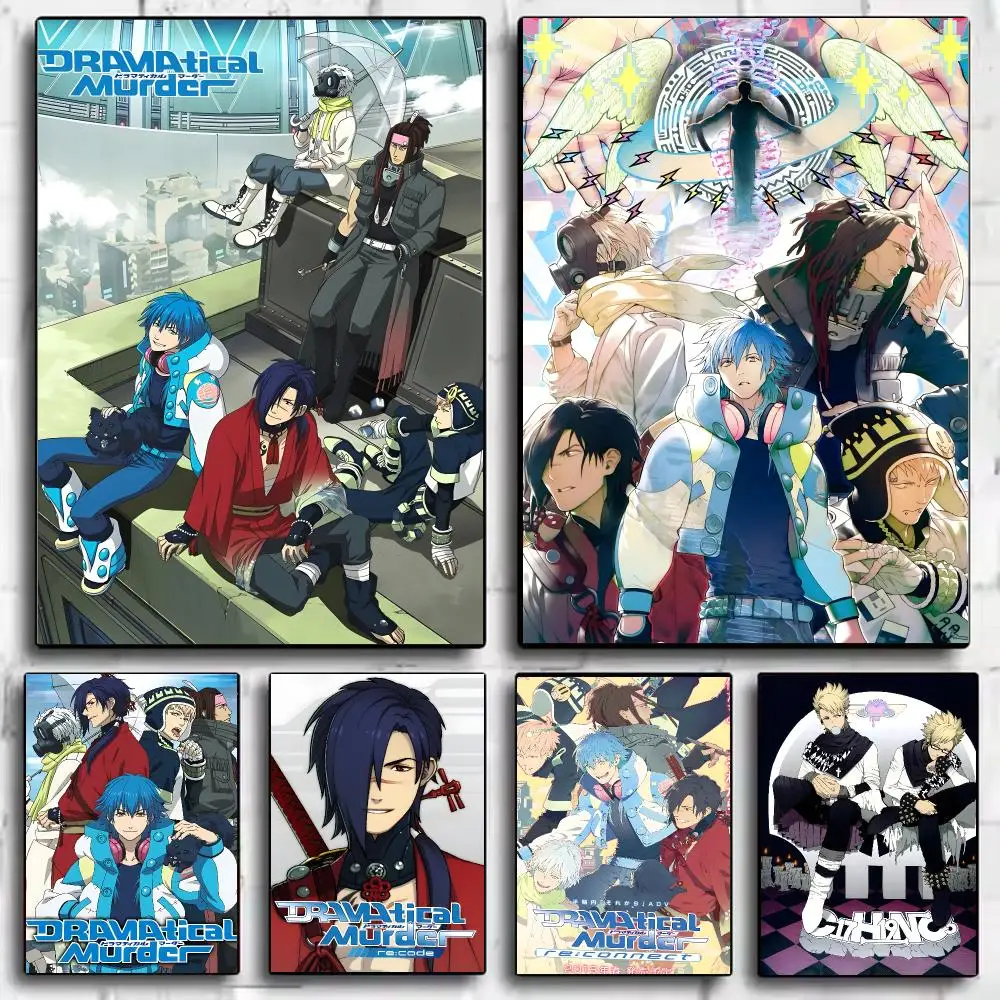 Game Visual Novel DRAMAtical Murder Poster Framed Canvas Wall Art Print for Office Dining Room Bathroom Wall Decor