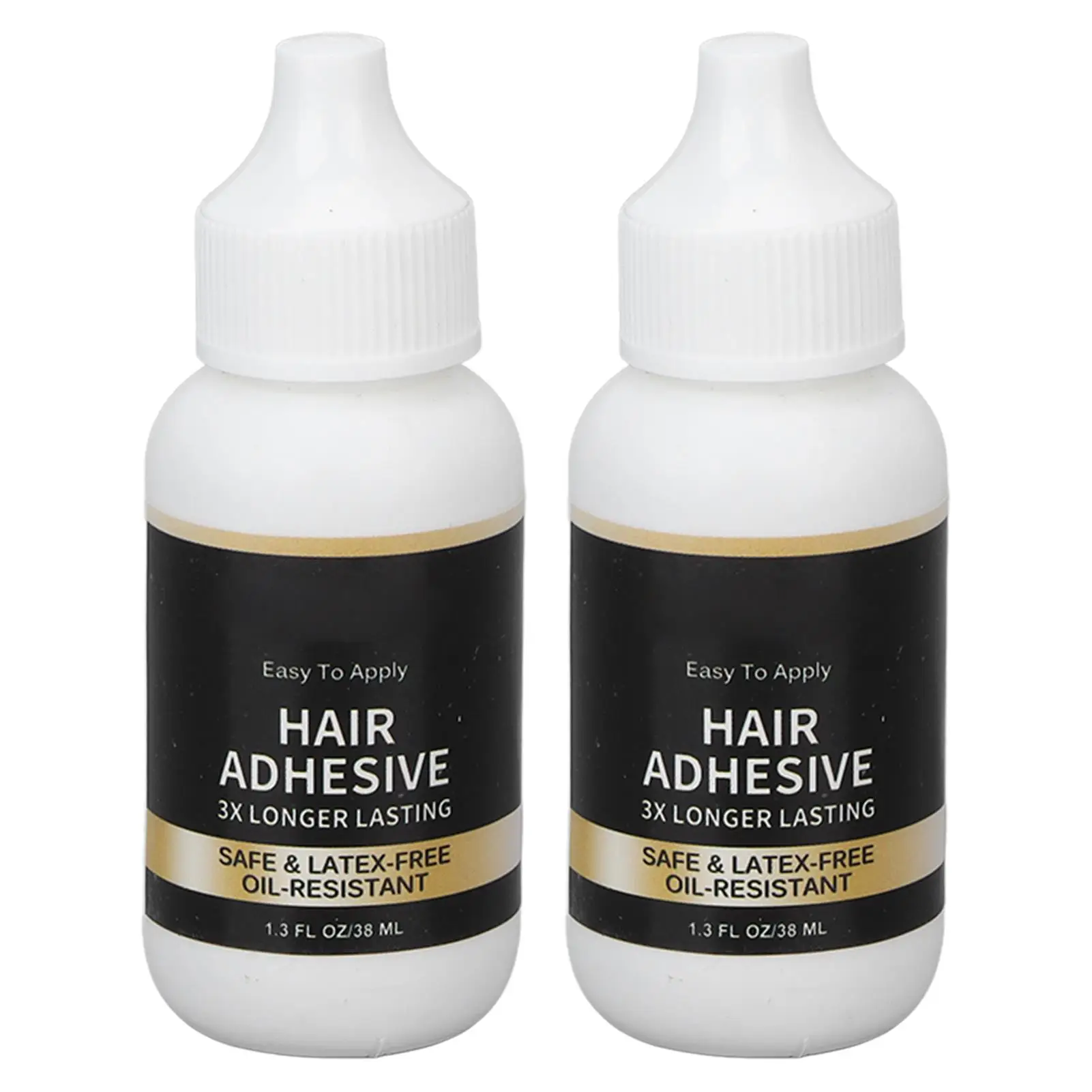

2PCS Wig Glue Natural Hair Bonding 38ml Lace Hairpiece Hair Replacement Styling Tools