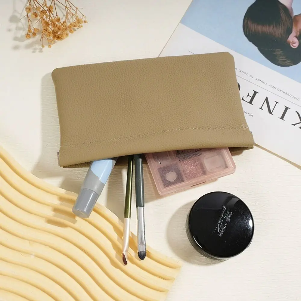 Portable PU Leather Wallet Ultra-thin Automatic Closed Coin Purse Large Capacity Handbag For Women Lady Girl Gift