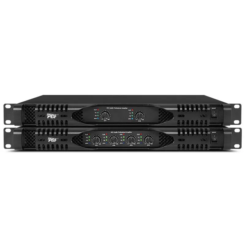 Professional 4 Channels Class D 1300W power amp 1U Digital Amplifier KTV Club Party Stereo Sound System Audio Power Amplifier