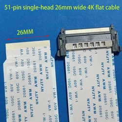 high-definition 4K screen line 51P ultra-clear TV FFC flexible flat cable 0.5mm single headband card 26mm For Samsung LG BOE