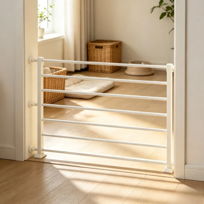 Dog Gate Panel Screen Railing Adjustable Indoor Home Safety for Cats Dogs Sturdy Durable Foldable Portable Lightweight Ultra Pro