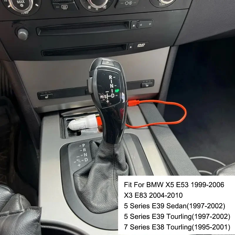 Gear Shift Knob Lever for BMW 3 series E46 E60 E90 E91 E92 E93 E38 E39 E53 X3 E83 320d 320i 323i 328i 330i With LED light