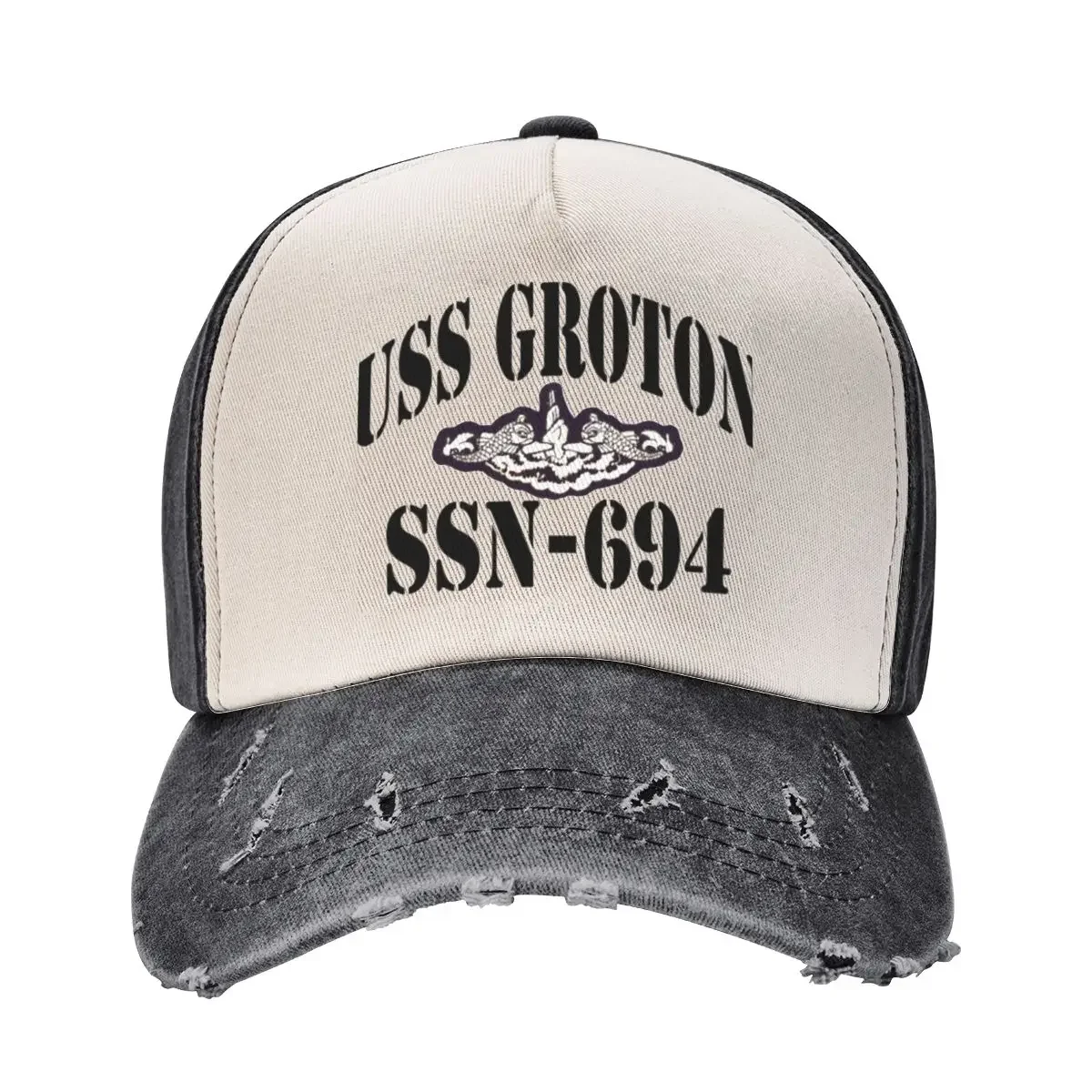 

USS GROTON (SSN-694) SHIP'S STORE Baseball Cap Trucker Hat fishing caps man Cosplay hard hat Hats For Women Men's