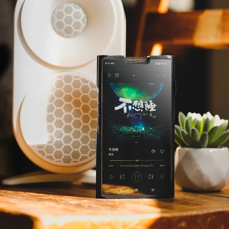 شانلينغ M8T أنبوب محمول HIFI مشغل موسيقى أندرويد عالي الدقة MP3 بلوتوث وكمان مزدوج 4191EQ رقائق 4499EXDAC