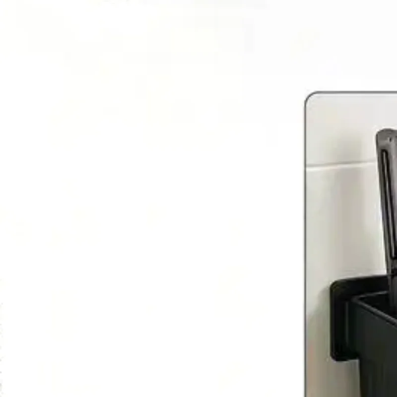 Hair Dryer Holder Wall Mount Hair Straightener Curling Plastic Storage Rack Multifunctional Tools Organizer Bathroom