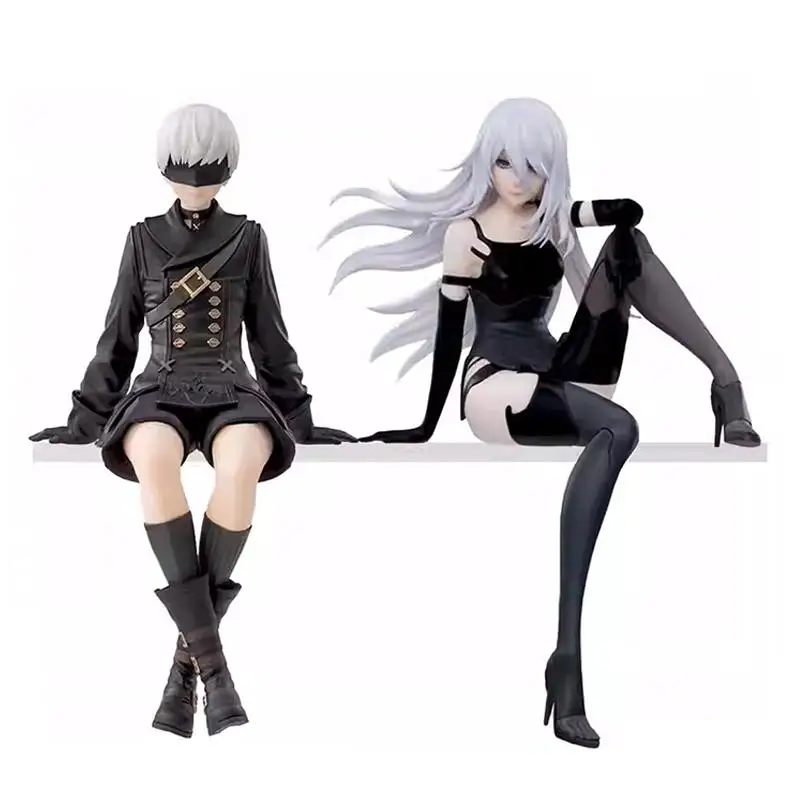 15 cm Genuino SEGA NieR:Automata YoRHa Tipo A No.2 YoRHa No. 9 figuras de acción de Anime de fideos instantáneos, modelo de juguete, regalo para cumpleaños