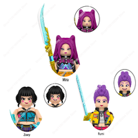 Disney Devil hunting group Action Figures Building Blocks Mira Rumi Zoey LUKE Skywalker Rey Mandalorians Bricks MiniFigures Toys