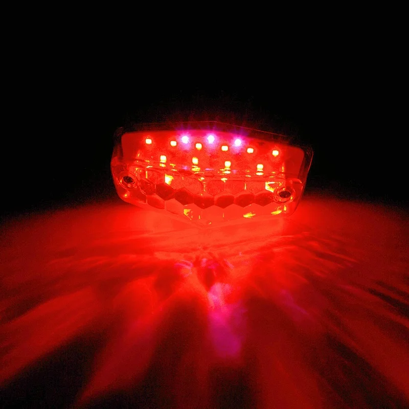 Motorcycle Rear Lamp Led License Plate Lucas Tail Lights For Triumph BSA Lucas 525 Scrambler For Honda Yamaha Suzuki Harley BMW