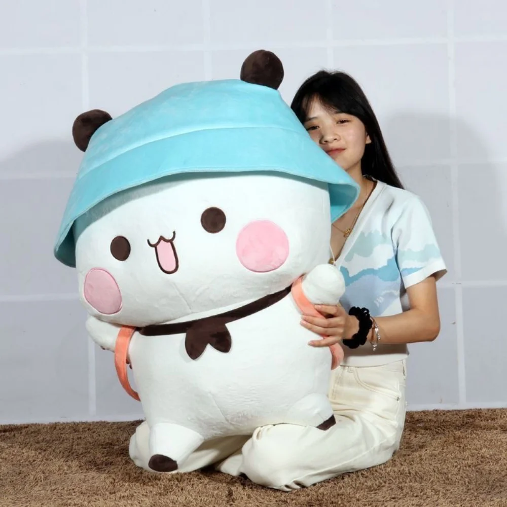 

Hot Lala And Bubu Panda Plush Cute Cartoon Panda Bear Doll Kawaii Stuffed Soft Pillow Toy Model Doll Collection Decoration Gift
